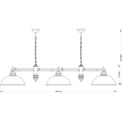 Kutek Lido ZWL 3 - lampa wisząca