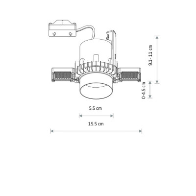 Nowodvorski Mono slide trimless 10804