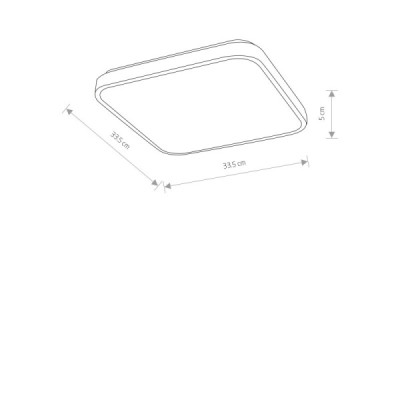 Nowodvorski Agnes square led pro 10983