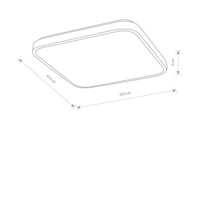 Nowodvorski Agnes square led pro 10986