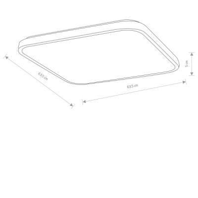 Nowodvorski Agnes square led pro 10987