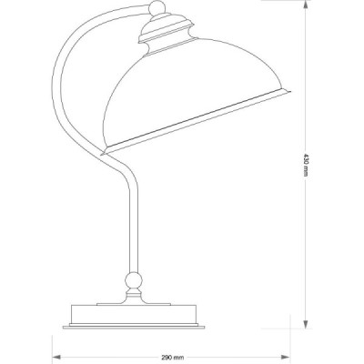 Kutek Lido LG 1 - lampa biurkowa
