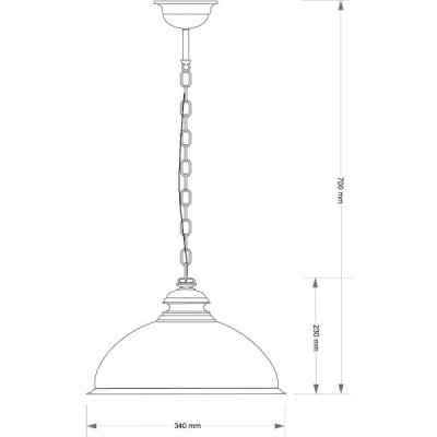 Kutek Lido ZW 1 - lampa wisząca