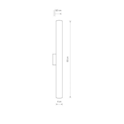 Nowodvorski Ice Tube LED S A - kinkiet łazienkowy