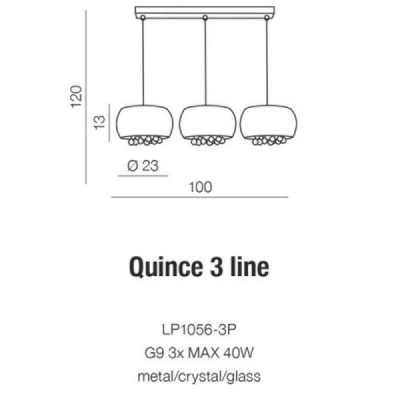 Azzardo Quince 3 Line