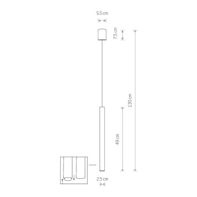 Nowodvorski Laser 490 - lampa wisząca