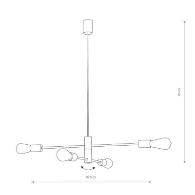 Nowodvorski Rotor IV - lampa wisząca