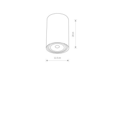 Nowodvorski BIT M 9481 - lampa natynkowa