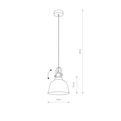 Nowodvorski AMALFI M 9152 - lampa wisząca