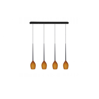 Izza 4 wisząca amber - Azzardo