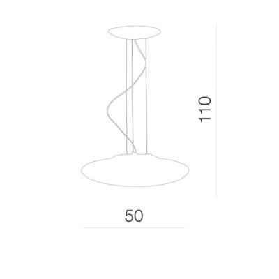 Pires 50 white wisząca - Azzardo