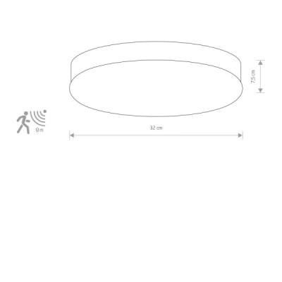 Nowodvorski KASAI SENSOR 8828 - plafon