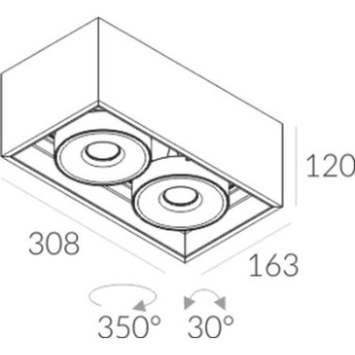 Labra Solid 163.2 NT edgeLED - lampa techniczna sufitowa LED