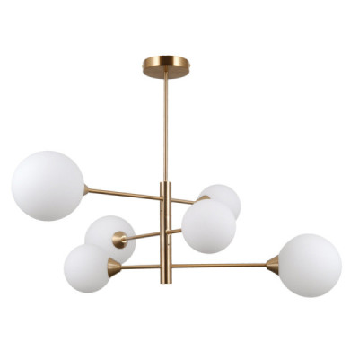 Italux Evora Wisząca Mosiężna 6 - lampa wisząca Italux Evora Wisząca Mosiężna 6 - lampa wisząca