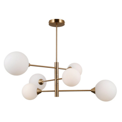 Italux Evora Wisząca Mosiężna 6 - lampa wisząca Italux Evora Wisząca Mosiężna 6 - lampa wisząca