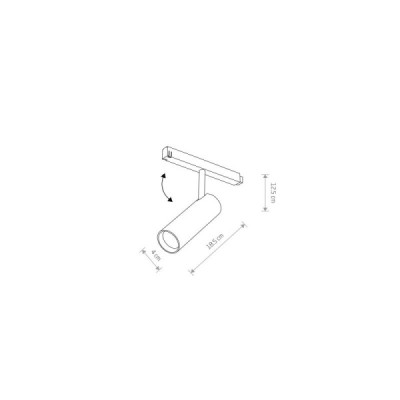 Nowodvorski LVM SPOT LED 9W 4000K 10656 - system magnetyczny