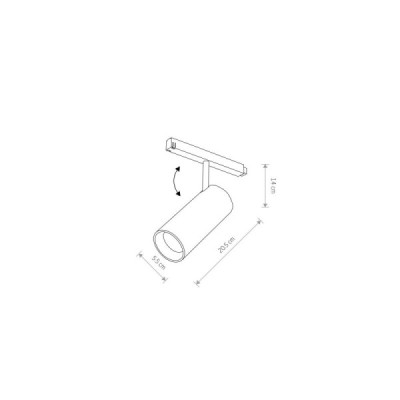 Nowodvorski LVM SPOT LED 15W 4000K 10655 - system magnetyczny