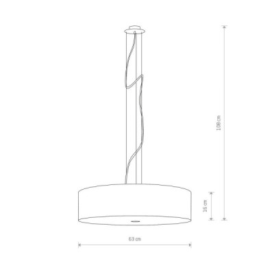 Nowodvorski VIVIANE 6773 - lampa wisząca