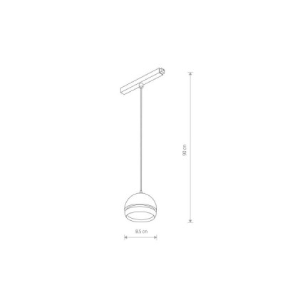 Nowodvorski LVM SLOT LED 8W 4000K 10654 - system magnetyczny