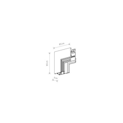 Nowodvorski LVM RECESSED INSIDE CORNER 10160 - system magnetyczny