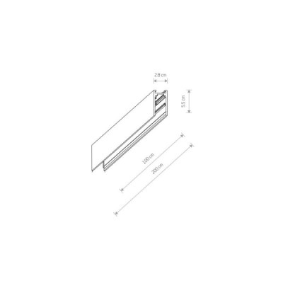 Nowodvorski LVM TRACK 2M 10163 - system magnetyczny