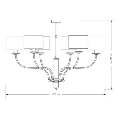 Kutek Mood Masimo ZW-6 - lampa wisząca