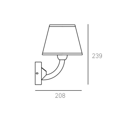 Cosmo Light Atlanta W01964AU-WH - kinkiet