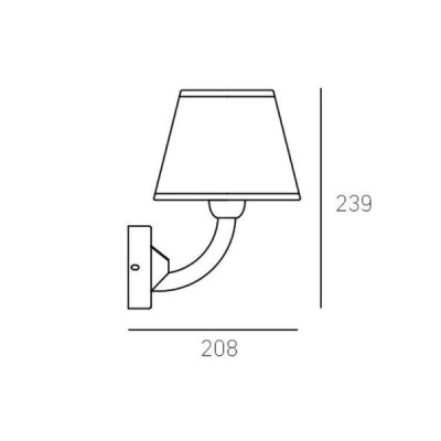 Cosmo Light Atlanta W01964AU-WH - kinkiet