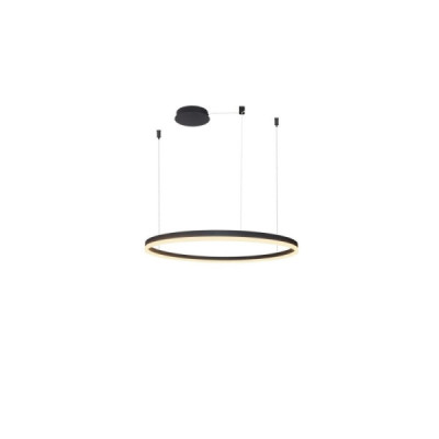 Azzardo Halo Pendant 100 BK - lampa wisząca