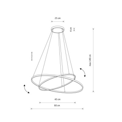 Nowodvorski Circolo led 10864